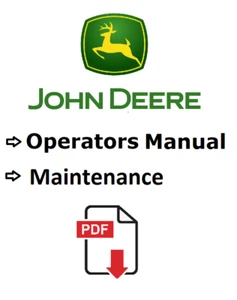 John Deere Serie 100 Trattori Operatori Manuale Proprietario PDF USB - Foto 1 di 5
