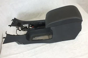 Ford Mondeo BA7 07-10 Mittelarmlehne schwarz Leder MAL ebony weisse Naht - Picture 1 of 10