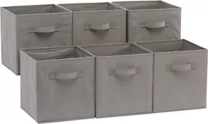 Cube Organizer Storage Bins Handles, Collapsible Fabric - Picture 1 of 4