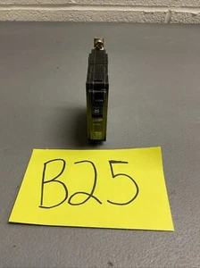 Square D QOB120 Circuit Breaker 20A 1P 120/240V QOB QOB-120 20 Amp 1 Pole - ECS - Picture 1 of 5