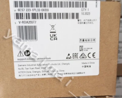 1pc New Siemens 6ES7223-1PL32-0XB0 Digital Input Module S7-1200 24VDC 180mA - Image 1 of 2