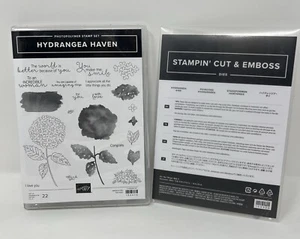 Stampin’ Up! Hortensienhafen Stempelset & Hortensienstanzen Konvolut Blumen Sommer - Bild 1 von 4