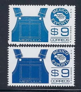 EXPORTA 9p "MEZCLILLA" Shades sc#1124 ex#134,34a PPR #7 (E199a)* - Picture 1 of 1