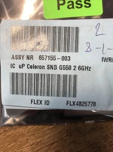 Intel Celeron G550 2.6Ghz CPU Processor HP 657155-003 New Sealed - Picture 1 of 1
