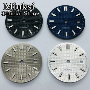Miuksi 31mm watch dial luminous fit NH35 Miyota8215 ETA2824 2836 DG2813 3804 - Picture 1 of 11