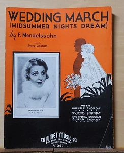 Marcha de bodas (sueño de noches de verano) - Partituras de 1935 - Dorothy Page - Imagen 1 de 1