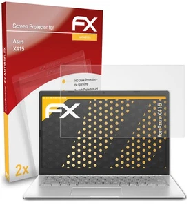atFoliX 2x Beschermfolie voor Asus X415 Screen Protector mat&schokbestendig - Afbeelding 1 van 9