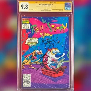 REN & STIMPY SHOW #1 CGC 9.8 SIGNED & INSCRIBED BY BILLY WEST - Picture 1 of 1