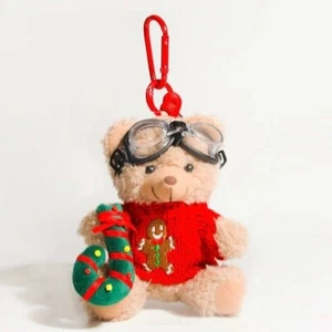 Cute~Bear Plush Doll Keychain Cute Shoulder Backpack Pandant Suitable for Gift - Picture 1 of 1