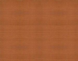 Hojas de paisajes de tren modelo de ladrillo a escala HO - 5 sin costuras 8,5x11 rojo oscuro - Imagen 1 de 4