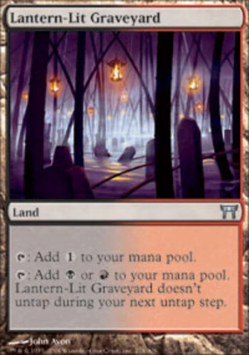 4x Lantern-Lit Graveyard ~ Near Mint Champions of Kamigawa MTG Magic x4 4 Ultima - Image 1 of 1