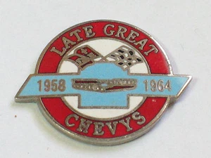 Chevrolet Bowtie Pin Badge, 1958 - 1984 Chevrolet 15th Anniversary Lapel Pin - Picture 1 of 2