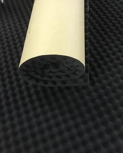 39x78"x1.5" Self Adhesive Egg Crate Acoustic Foam Soundproofing Studio Car Audi - Picture 1 of 4