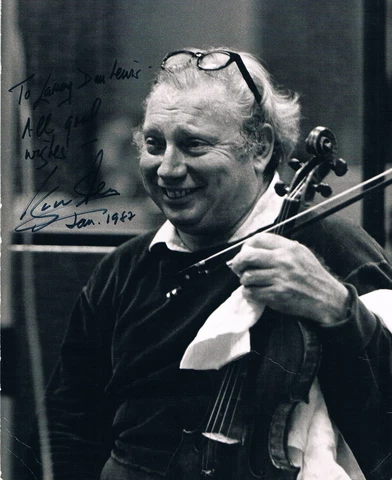 Isaac Stern 1920-2001 genuine autograph signed 8"x10" photo conductor violinist Cover