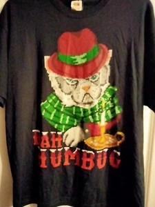 Bah Humbug Grumpy"ish" - Cat Adult T-Shirt Christmas - Size XL - Picture 1 of 3