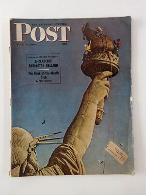 Vintage Saturday Evening Post Magazine July 1946 - Image 1 of 4
