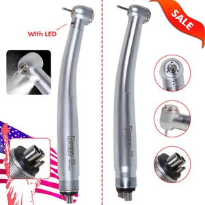 Dental LED E-generator Fiber Optic/High Speed Handpiece 2/4 Hole LED/No LED Tip - Picture 1 of 37