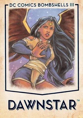 DAWNSTAR / DC Comics Bombshells III (2019) BASE Trading Card #25 - Image 1 of 2