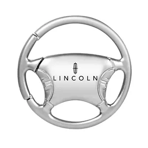 Lincoln Logo Steering Wheel Key Chain Key-Ring Keychain - Picture 1 of 2