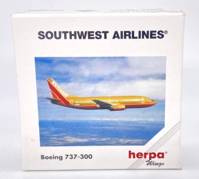 Herpa Wings 500562 Southwest Airlines Boeing 737-300 1:500 Diecast Model NOB - Image 1 of 4