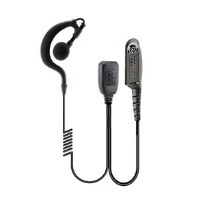 Earpiece G Shape Earhanger PTT Mic for Motorola GP140 GP340 HT1250 MTX90 PTX780 - Picture 1 of 5
