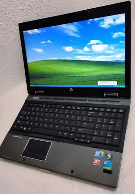Retro Gaming Laptop Windows XP i7 1st Gen 256gb SSD Graphics ATI 1gb PC Computer - Image 1 of 4