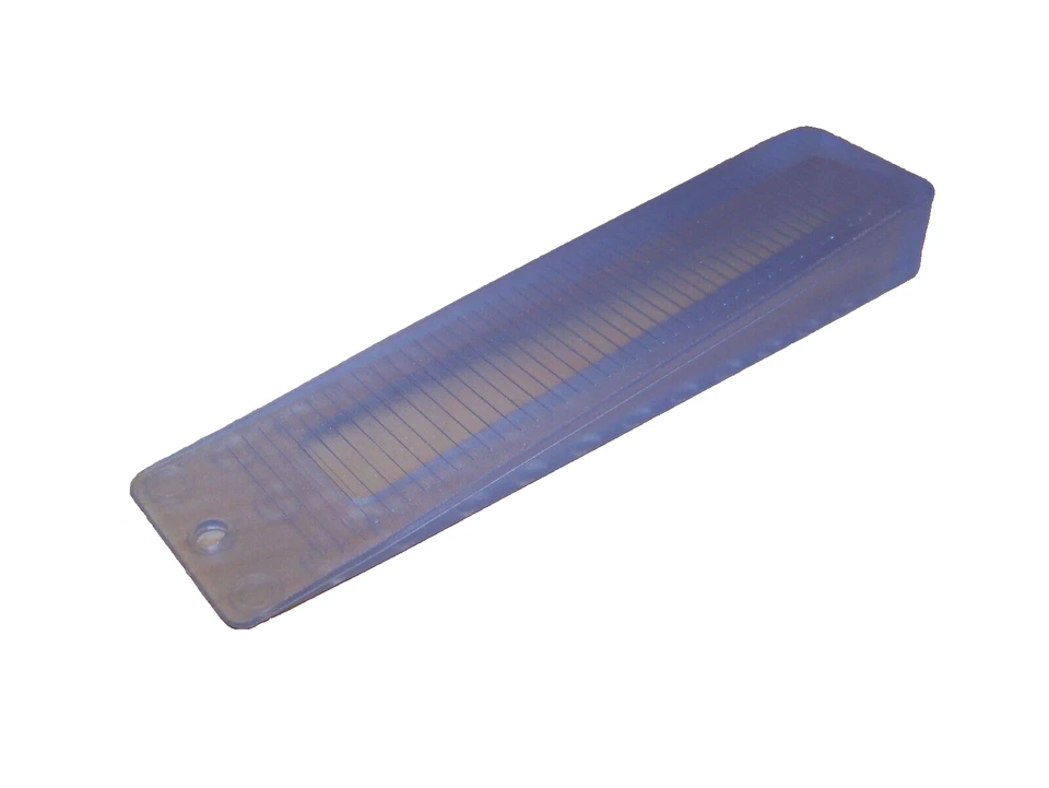 1 X Türkeil groß / Türstopper, flexibel, Gummi, transparent / 155x36x20 mm - Bild 1 von 1