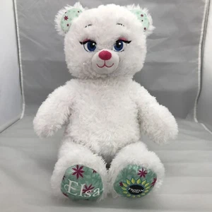 Build A Bear Elsa Bear BAB weiß 17" - Bild 1 von 6