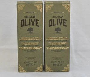 Aceite Griego Puro 1+1 Korres 3 en 1 Aceite Nutritivo Rostro, Cuerpo, Cabello 2x100 ml - Imagen 1 de 6