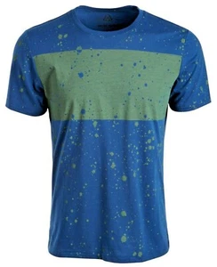 American Rag Cie Men Size Medium T-Shirt Sky Dream Blue Green Paint Splash - Picture 1 of 7