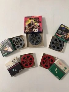 Vintage Frankenstein Super 8mm Film Lot Castle Films 564 1043 1033 1013 849 - Picture 1 of 17