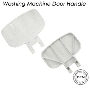 Genuine Hanseatic HWM610A1 HWM612A2 Washing Machine Door Handle White - Picture 1 of 7