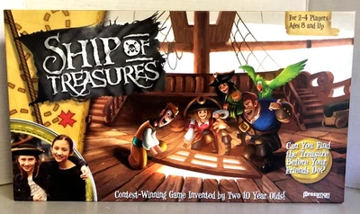 Ship of Treasures Pirate Board Game COMPLETE Pressman 2017  Complete - Image 1 of 2