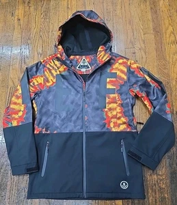 Giacca Neff Daily Softshell DWR Rasta Nera 2020 Giacca Snowboard Taglia Media - Foto 1 di 6