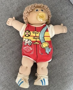 Vintage Cabbage Patch Doll 1985 Firefighter Outfit Collectable Rare Find - Picture 1 of 6