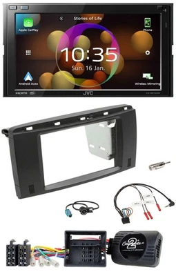 JVC DAB Lenkrad 2DIN Bluetooth USB Autoradio für Mercedes SLK 08-11 R171 - Bild 1 von 4