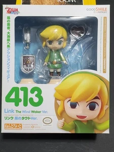 Figura de acción Nendoroid 413 The Legend of Zelda HD Link The Wind Waker Ver. NUEVO - Imagen 1 de 10