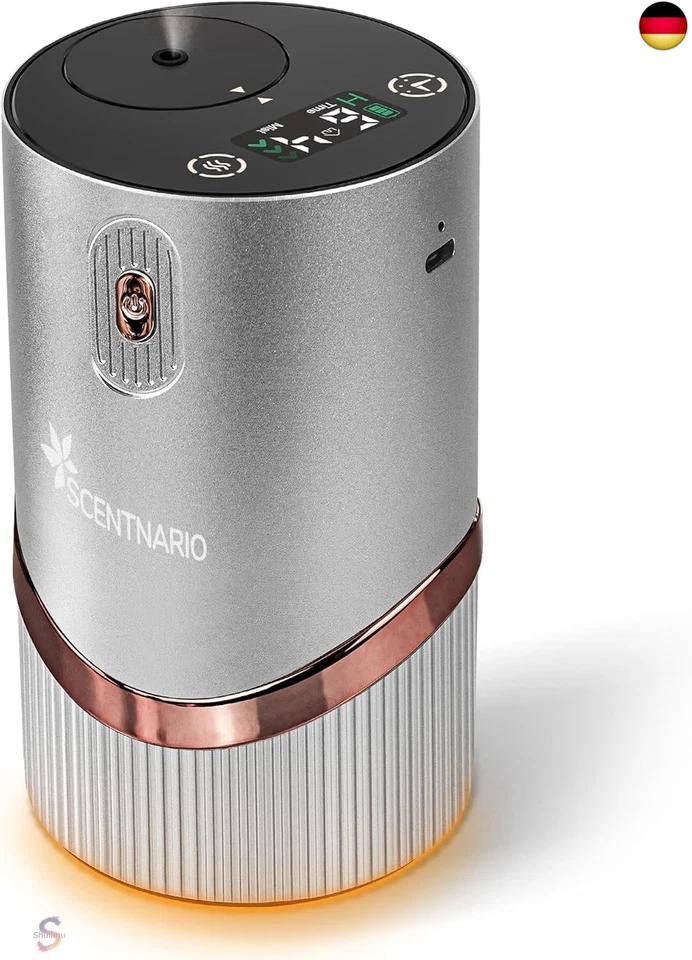 Diffuser Für Ätherische Öle, Duftöl Diffuser - Auto Diffusor 2 Modi, 4 Kal - Bild 1 von 4