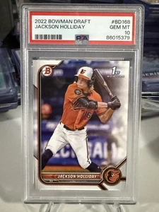 2022 Bowman Draft - Jackson Holliday - PSA 10 #BD-168 (RC) 1st Bowman - Bild 1 von 2