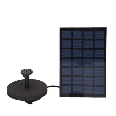 Pompe De Fontaine Solaire À 6 Buses Et Faible Consommation D'Énergie Pour Jardin - Photo 1/4