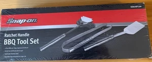 Snap on Tools Ratchet Handle stainless steel bbq tool set New Boxed - Picture 1 of 1