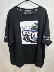 New Genuine Puma OEM BMW M Series Motorsport Graphic T-Shirt Black Size XXL Rare - Bild 1 von 7
