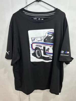 Nueva Camiseta Genuina Puma OEM BMW M Series Motorsport Gráfica Negra Talla XXL Rara Foto 1 de 4