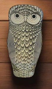 LARGE Vintage A. Palatnik Acrylic Lucite Owl Figurine Sculpture 8 3/4” TALL - Picture 1 of 12