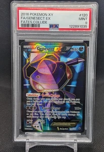 Genesect EX 120/124 Full Art PSA 9 MINT 2016 Pokemon XY Fates Collide - Foto 1 di 4