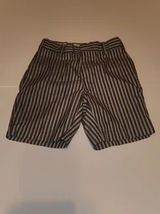Pantalones Cortos Elegantes De Colección Años 70/80 FARAH Niños Gris Rayas Algodón - Imagen 1 de 5