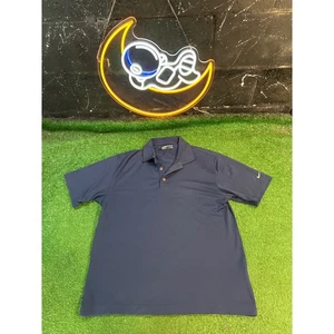 Nike Golf Poloshirt Herren Kurzarm Sport Freizeit Blau Größe L - Bild 1 von 5