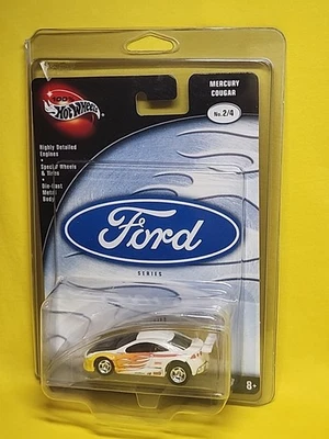 Ford Series Mercury Cougar Flames 2003 Hot Wheels con protector 🔥A9 Foto 1 de 4