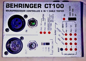 Behringer CT100 ""Mikroprozessorgesteuert"" 6-in-1-Kabeltester - Bild 1 von 6