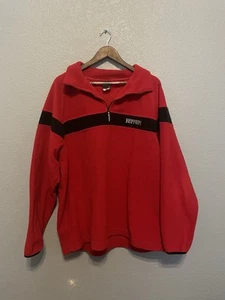 Vintage Officially Licensed Ferrari Fleece Jacket Quarter Zip 2000 XXL - Picture 1 of 6